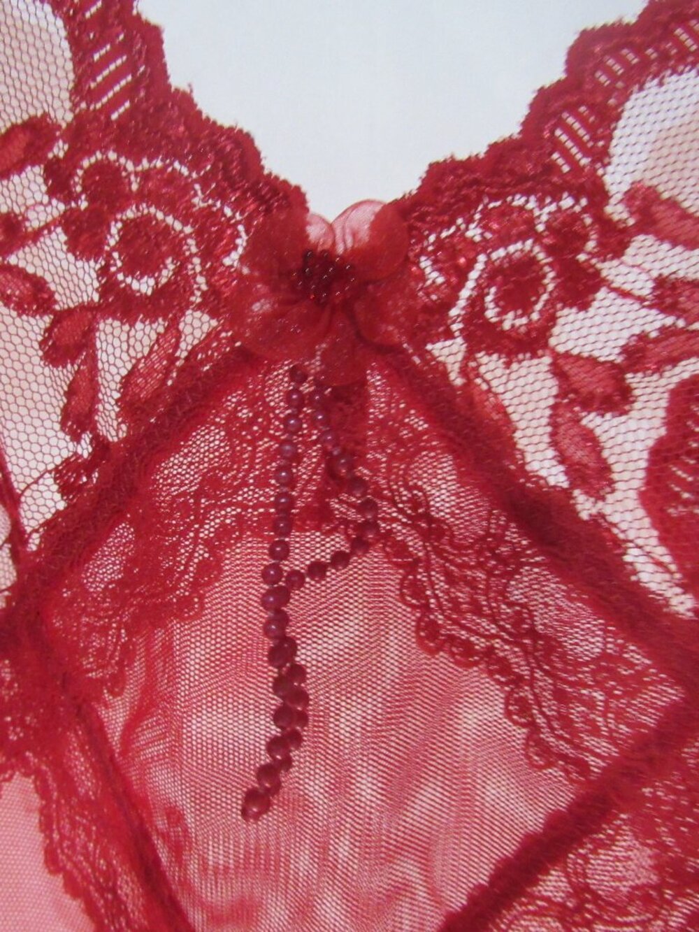 Shirley of Hollywood Red Sexy, Lacy, Teddy             Size XL